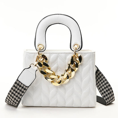 Variant image for Handväska Dam Geometrisk Design PU-Läder med Dubbelt Grepp och Flera Fack-15