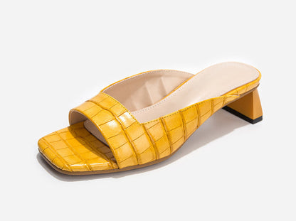 Dam Slippers Unika Tryck PU Material 9