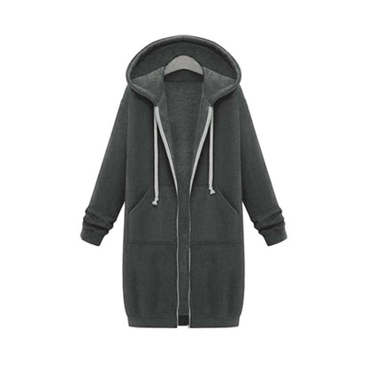 Damjacka Sweatshirt i Traditionell Snitt - Högkvalitativ Jacka för Dam, Elegant och Bekväm Passform 11