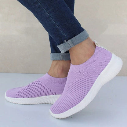 Dam Kilsneaker Bekväm Slip-On Andningsbart Tyg 3