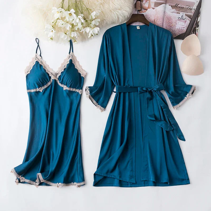 Variant image for Dam Morgonrock Långärmad Mjuk Polyester-65