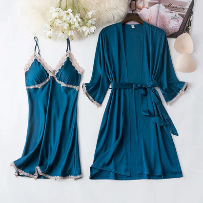 Variant image for Dam Morgonrock Långärmad Mjuk Polyester-65