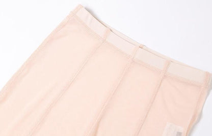 Kvinnors Höga Midjeleggings Elastiskt Spandex Ankellång Design-4