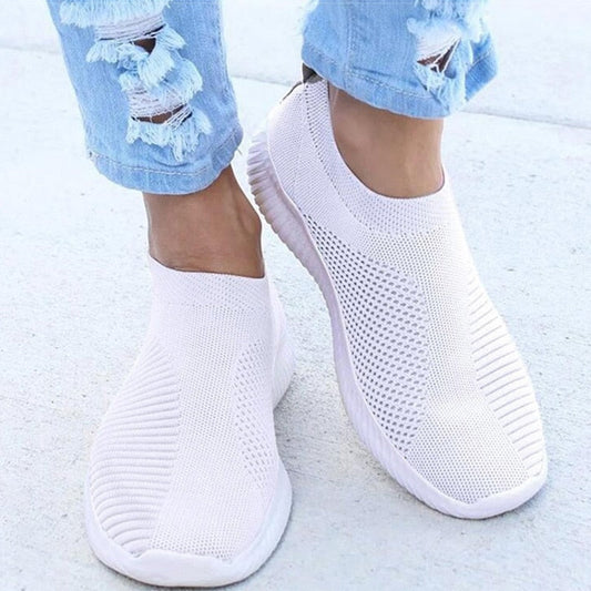 Dam Kilsneaker Bekväm Slip-On Andningsbart Tyg 1