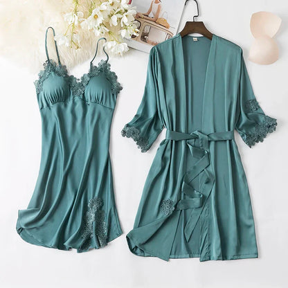 Variant image for Dam Morgonrock Långärmad Mjuk Polyester-53