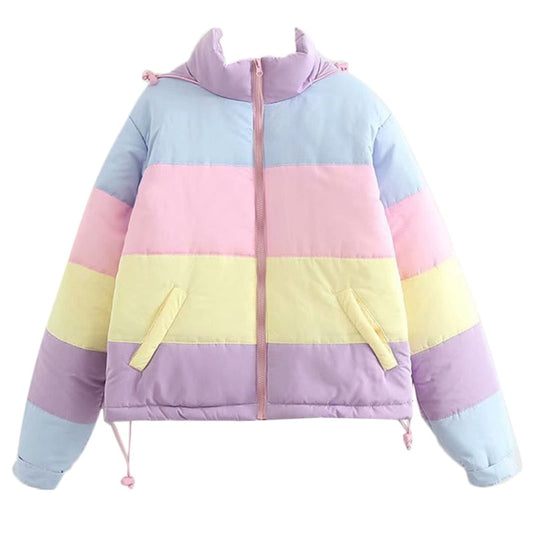 Vinterjacka Dam Lång Avslappnad Polyester 1