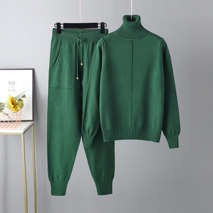 Variant image for Dam Byxor Jogger Stil Med Resår I Midjan Viskos Snygga Byxor-3