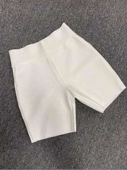 Variant image for Träningsshorts Dam Midjehöga Polyester Bekväm Design-33