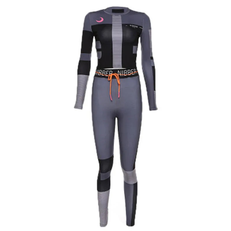 Snygga Byxor Dam Lång Bomull med Randig Accent-1