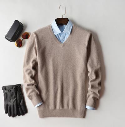 Stickad Dam Tröja i Kashmirmix – Tidlös Stil, Mjuk och Bekväm, Perfekt för Alla Tillfällen, Finns i S, M, L, XL 16