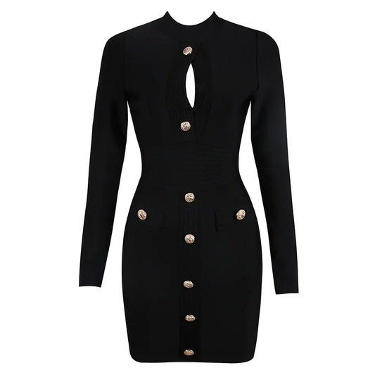 Dam Miniklänning Bodycon Glittrig Polyester Spandex-1