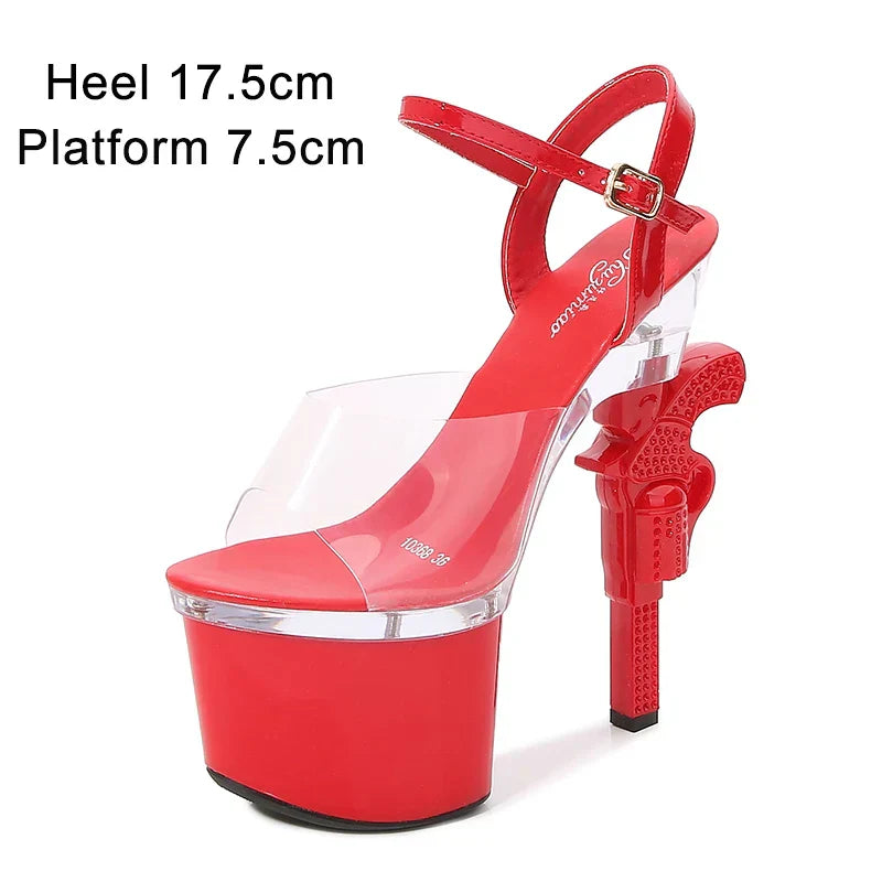 Variant image for Dam Sandal Pump Elegant PVC Gummisula-21