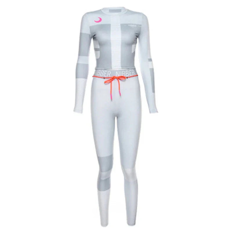 Variant image for Snygga Byxor Dam Lång Bomull med Randig Accent-3