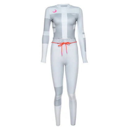 Variant image for Snygga Byxor Dam Lång Bomull med Randig Accent-3