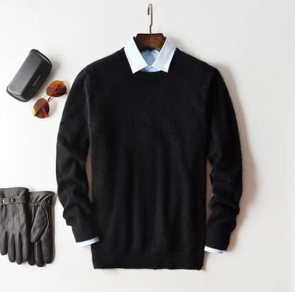 Stickad Dam Tröja i Kashmirmix – Tidlös Stil, Mjuk och Bekväm, Perfekt för Alla Tillfällen, Finns i S, M, L, XL 1