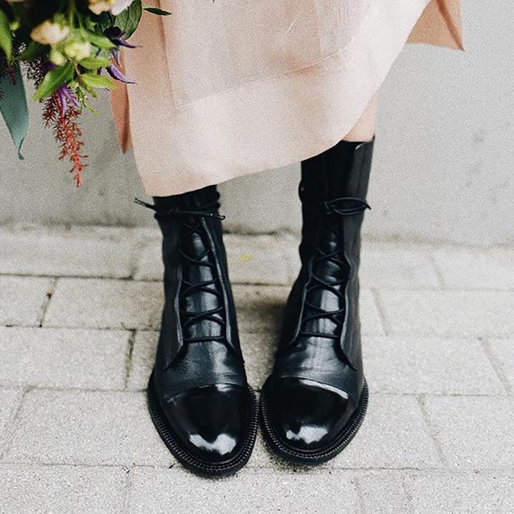 Dam Skor Ortopediska med Bekväm Design i Syntet Läder – Ergonomisk Passform och Elegant Stil, Storlek 36-41 4