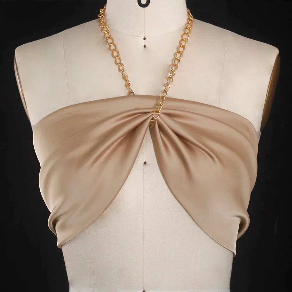 Variant image for Dam Crop Top Blommönster med Paljetter Polyester-8