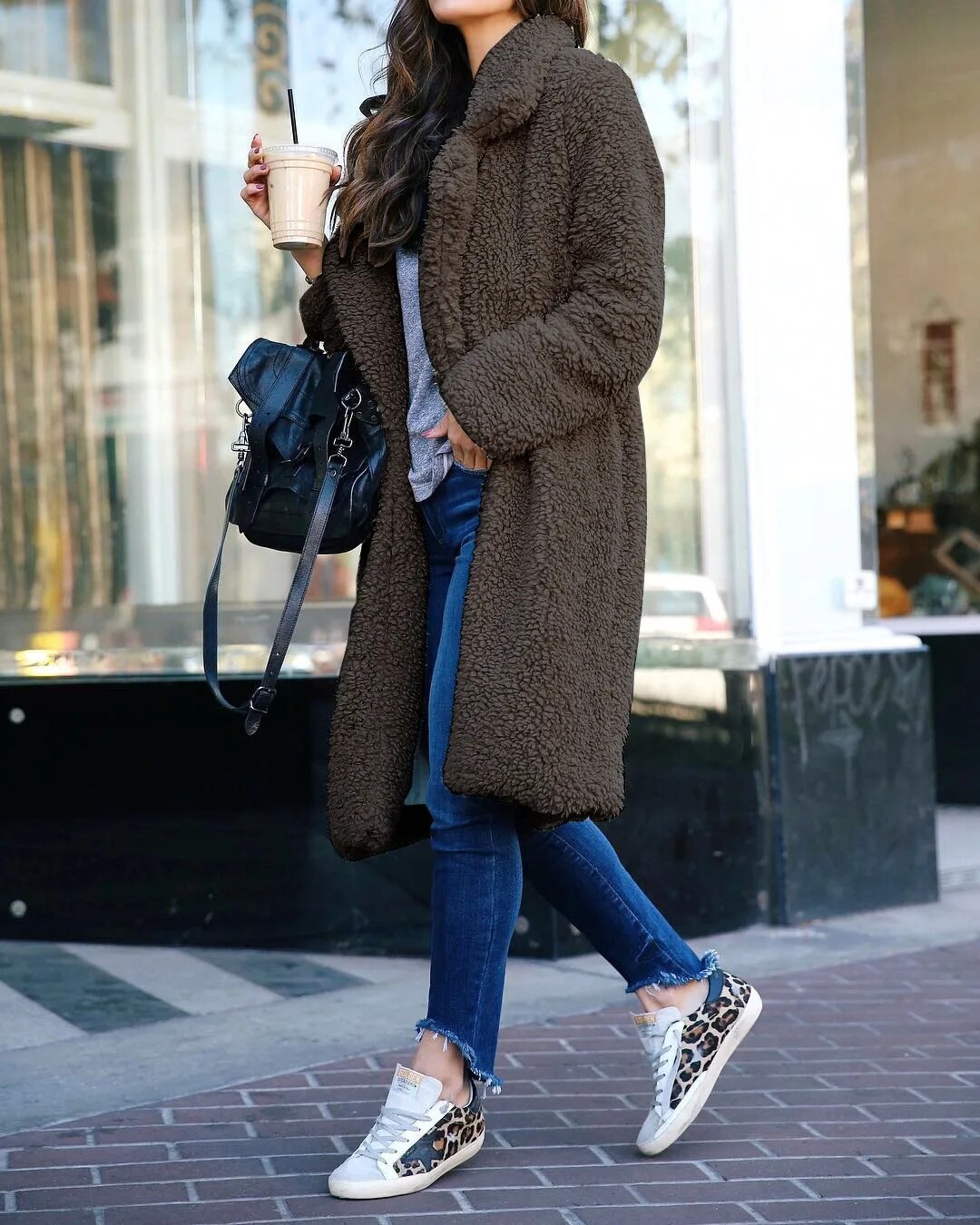 Dam Fleecejacka Trendig Varm Fleece-5