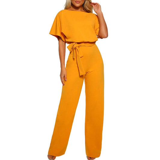 Dam Jumpsuit Trendig Design Hög Kvalitet Polyester-1