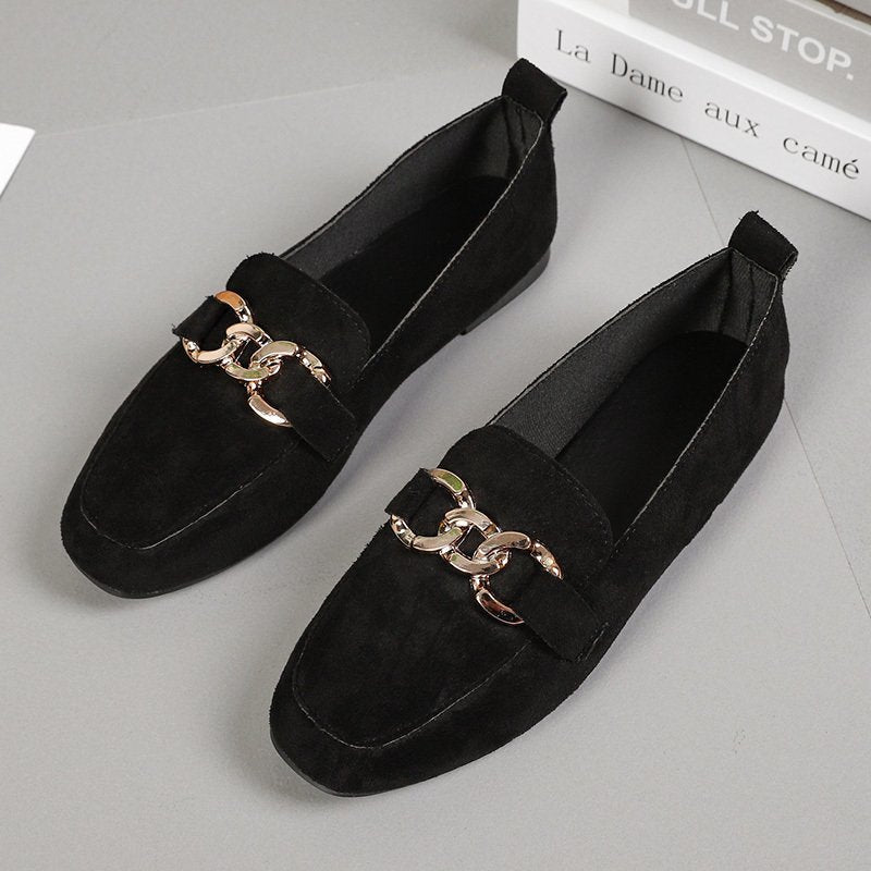 Variant image for Kvinnors Loafers Fyrkantig Tå PU-material-1