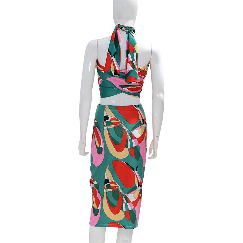 Kvinnors Rockset Geometriska Mönster Polyester Spandex-6