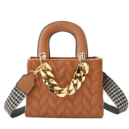 Variant image for Handväska Dam Geometrisk Design PU-Läder med Dubbelt Grepp och Flera Fack-5