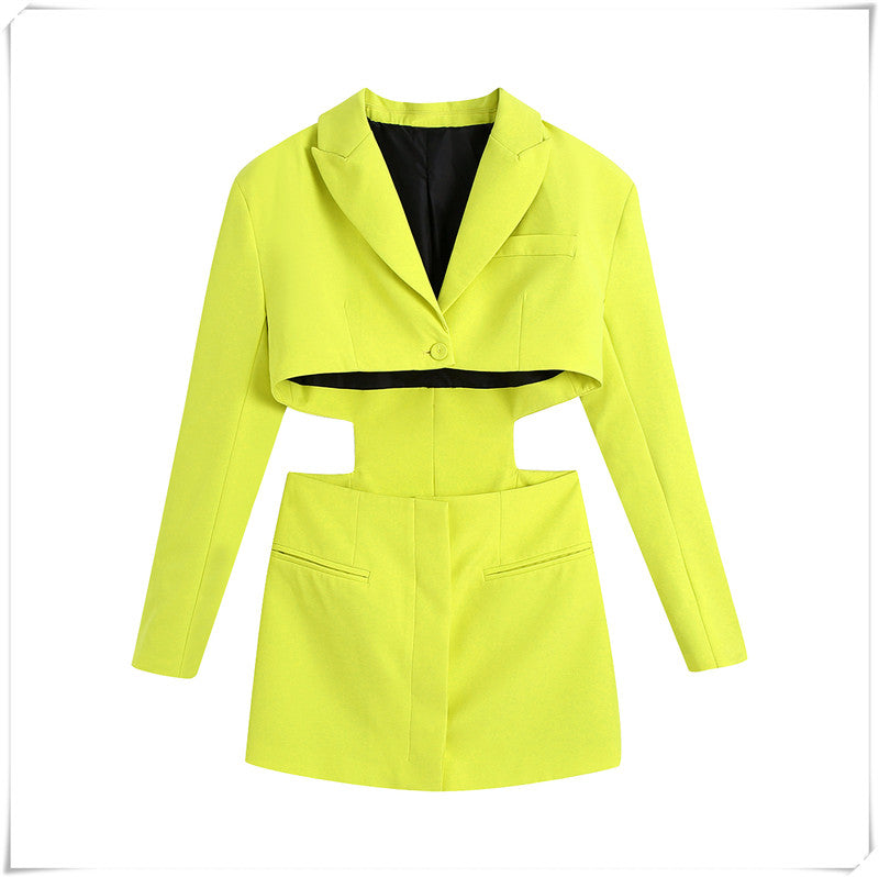 Variant image for Damklänning Blazer Stil Polyester Miniklänning-1