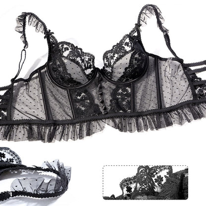 Dam Topp Spetsdetalj Polyester Spandex för Fest och Avslappnade Tillfällen-5