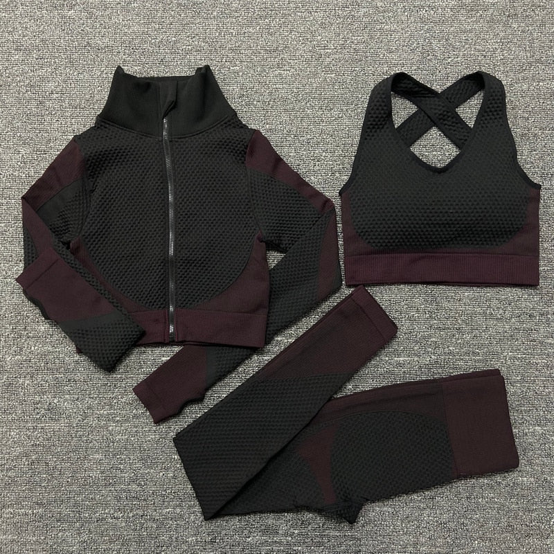 Variant image for Dam Sportset Yoga Monokrom Nylon-34