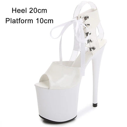Variant image for Dam Gladiatorsandal Hög Klack PU-Läder-51