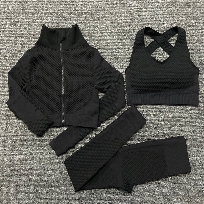 Variant image for Dam Sportset Yoga Monokrom Nylon-55