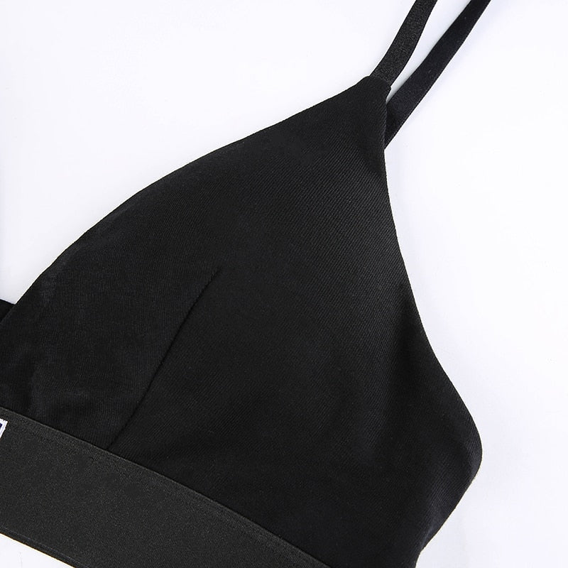 Dam Sömlös Behå i Bomull och Spandex-4