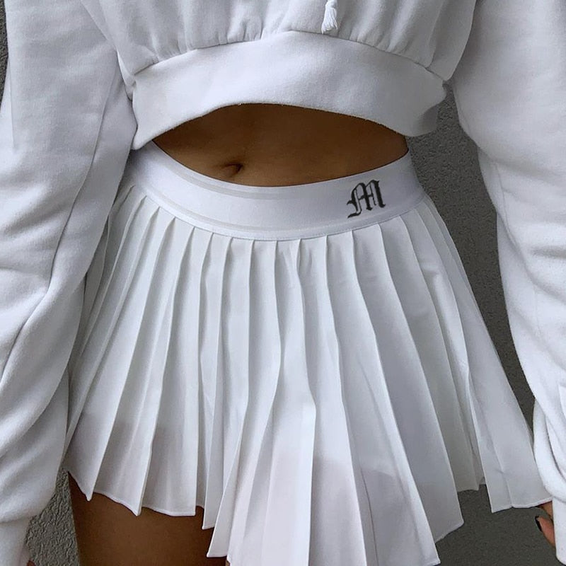 Kvinnors Midi Kjol Flätad Polyester Spandex-3