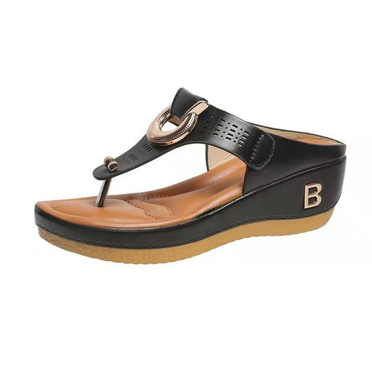 Dam Sandaler Ortopedisk Design Andningsbart Material-1