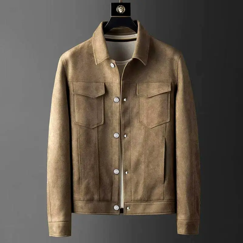 Variant image for Herr Jeansjacka Tidlös Mocka Denim Komfort-1