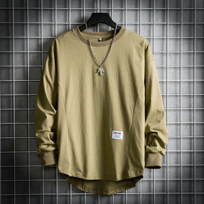 Variant image for Långärmad T-shirt Dam Avslappnad Bomull-49