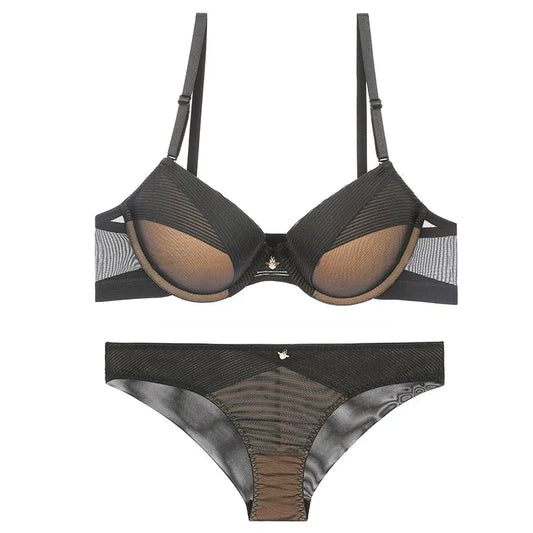 Dam BH Set Randig Spandex 1