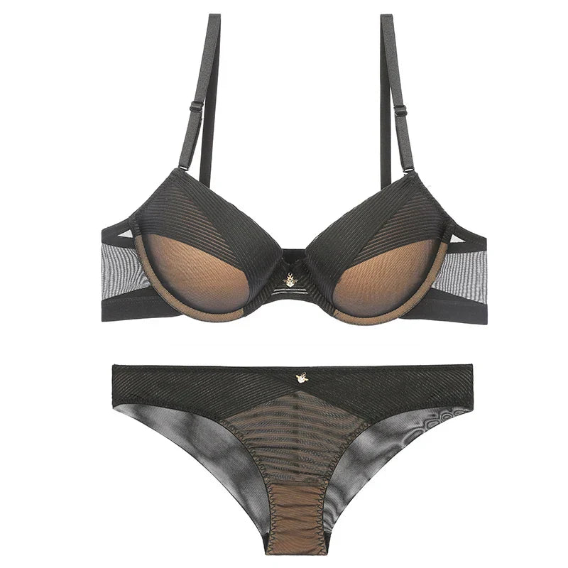 Dam BH Set Randig Spandex 5