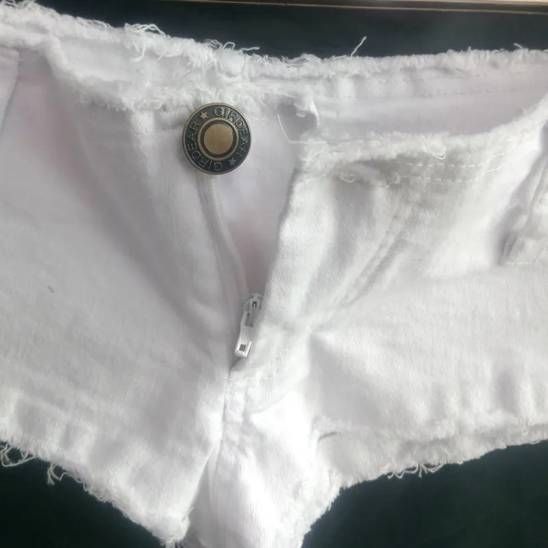 Dam Shorts Lätta Bomull Spandex Justerbar Midja-3