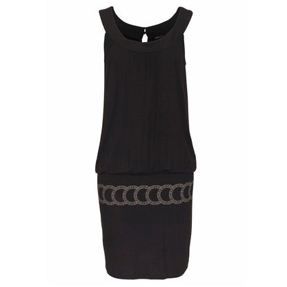 Kvinnors Långärmad Klänning Modern Design Högkvalitativt Tyg-6