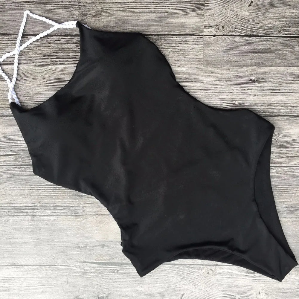 Dam Baddräkt Shaping Polyester Spandex Trendig Design 7