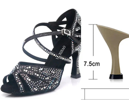 Variant image for Dam Sandaler Gladiator Design med Glittrande Detaljer Syntetiskt Läder-17