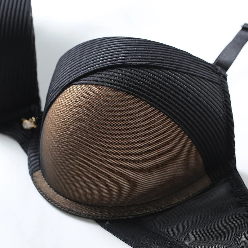 Dam BH Set Randig Spandex 3