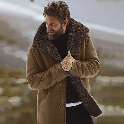 Herren-Winterjacke, dick, Design, strapazierfähiges Material-3