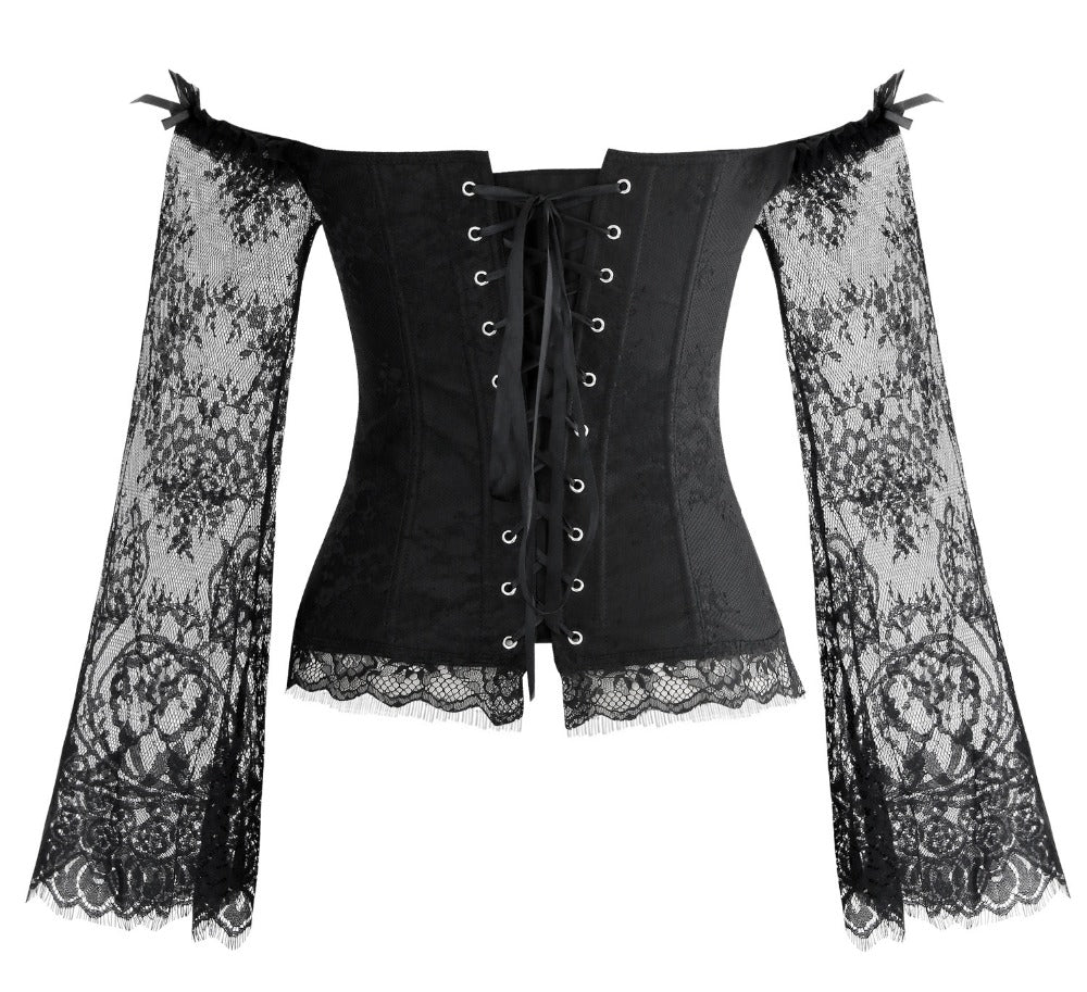 Elegant Dam Bustier i Polyester och Spandex med Tvärstitchmönster – Smickrande Passform, Flera Storlekar 5