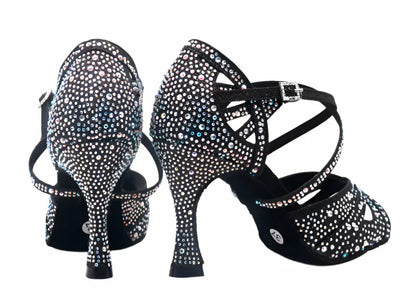 Dam Sandaler Gladiator Design med Glittrande Detaljer Syntetiskt Läder-3