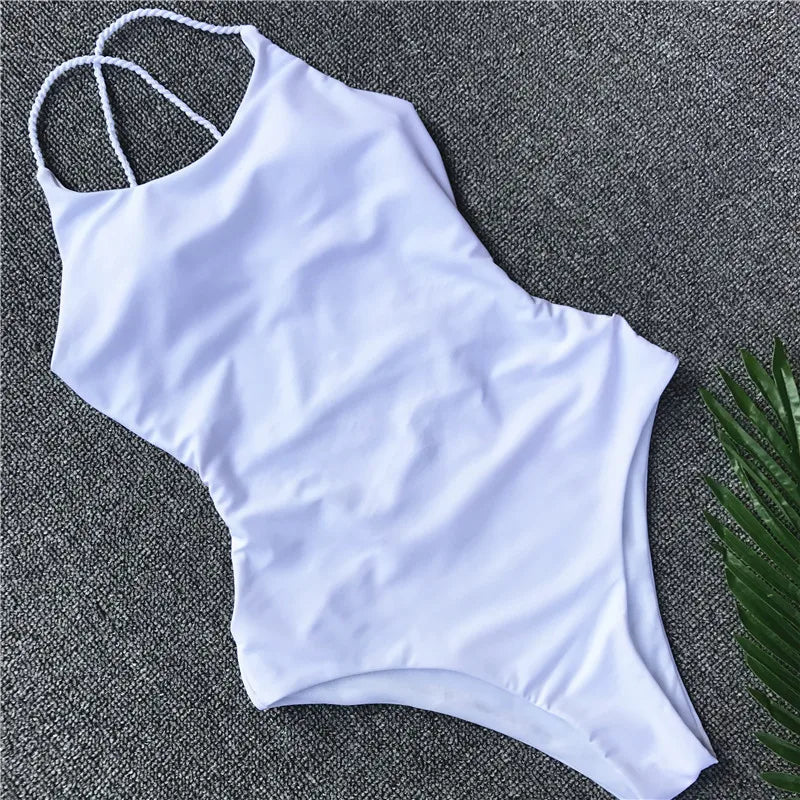 Dam Baddräkt Shaping Polyester Spandex Trendig Design 11