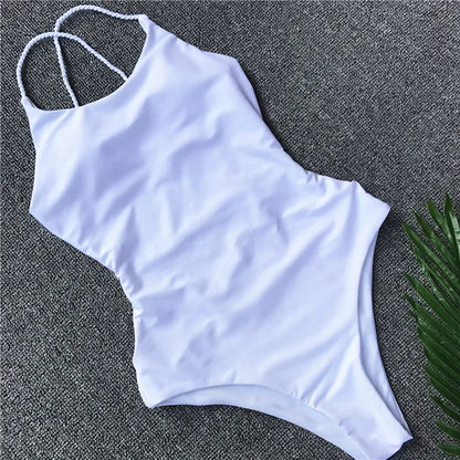 Dam Baddräkt Shaping Polyester Spandex Trendig Design 11