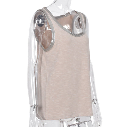 Dam Tank Top Casual Broadcloth-3