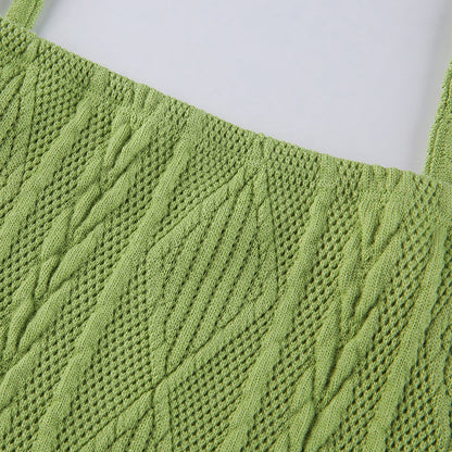 Kvinnors Mini Klänning Geometrisk Design Spaghetti Remmar Polyester-6